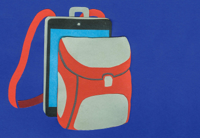 Backpack with iPad